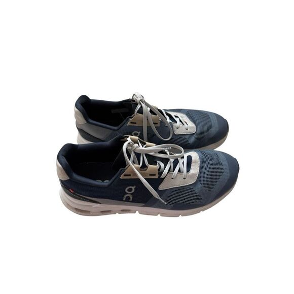 On Mens Metal Navy Cloudrift Low Top Lace Up Athletic Running Sneakers Size 9.5 main image 10